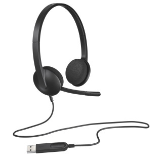 LOGITECH USB HEADSET H340 - BLACK - USB